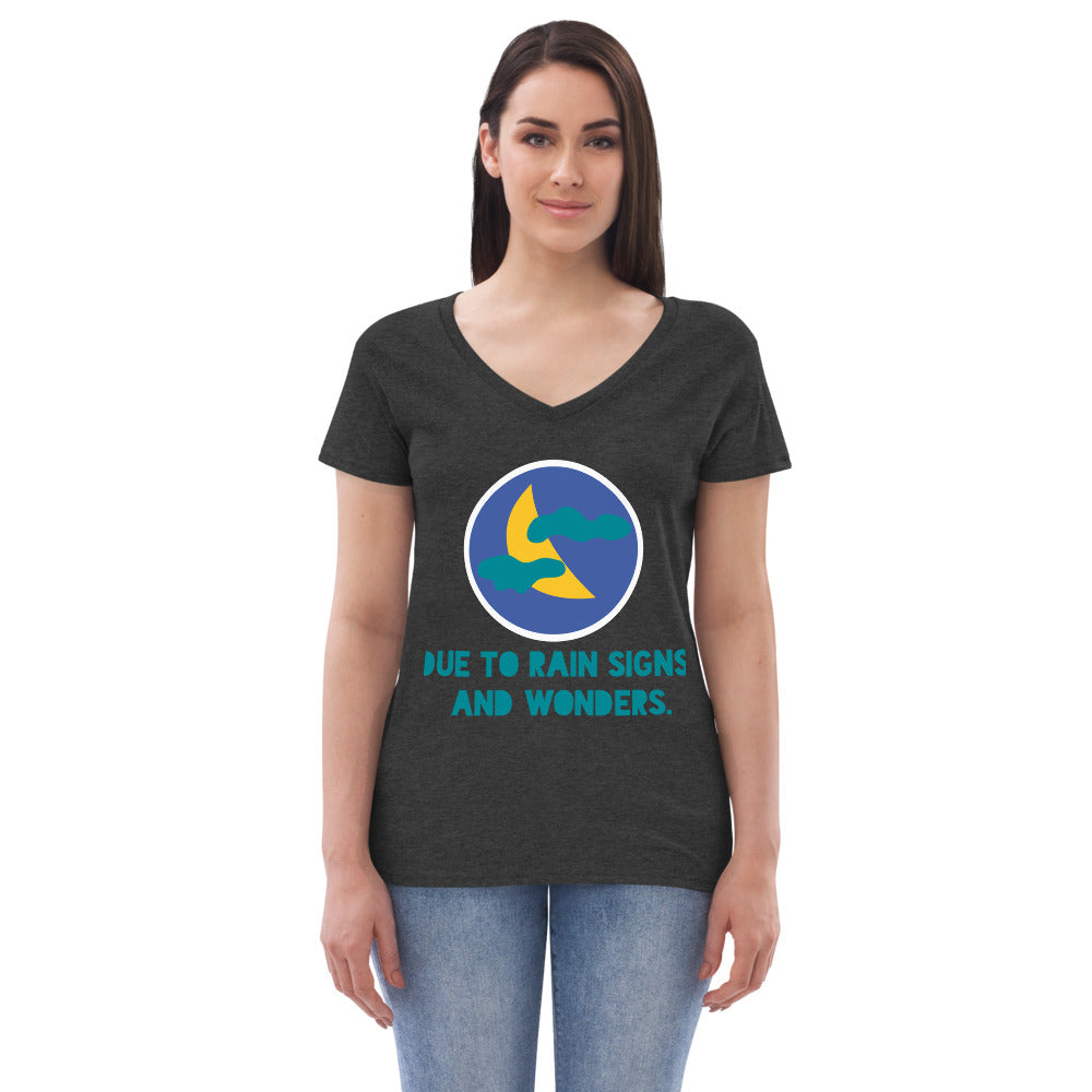 AJAK Women’s recycled v-neck t-shirt