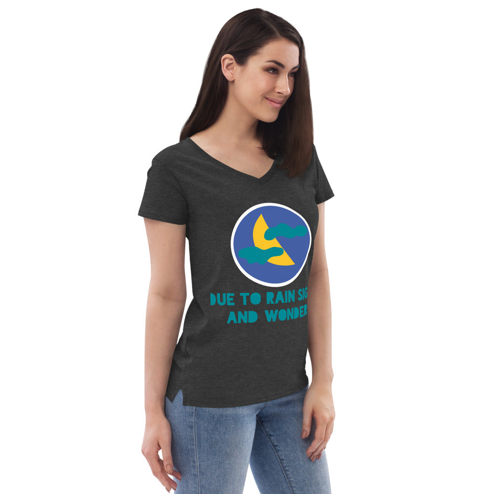 AJAK Women’s recycled v-neck t-shirt