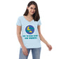 AJAK Women’s recycled v-neck t-shirt