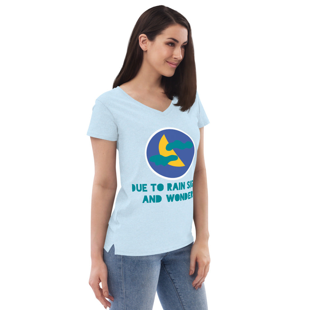 AJAK Women’s recycled v-neck t-shirt