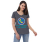 AJAK Women’s recycled v-neck t-shirt