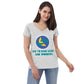 AJAK Women’s recycled v-neck t-shirt