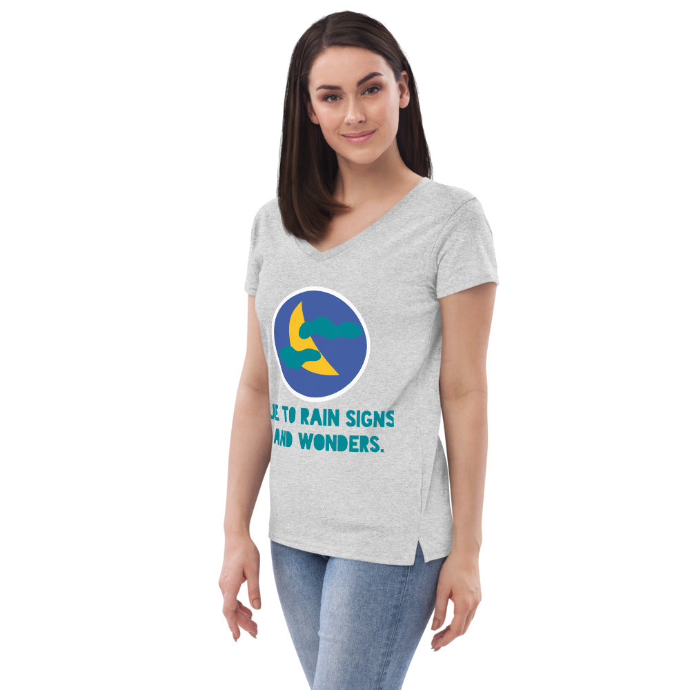 AJAK Women’s recycled v-neck t-shirt