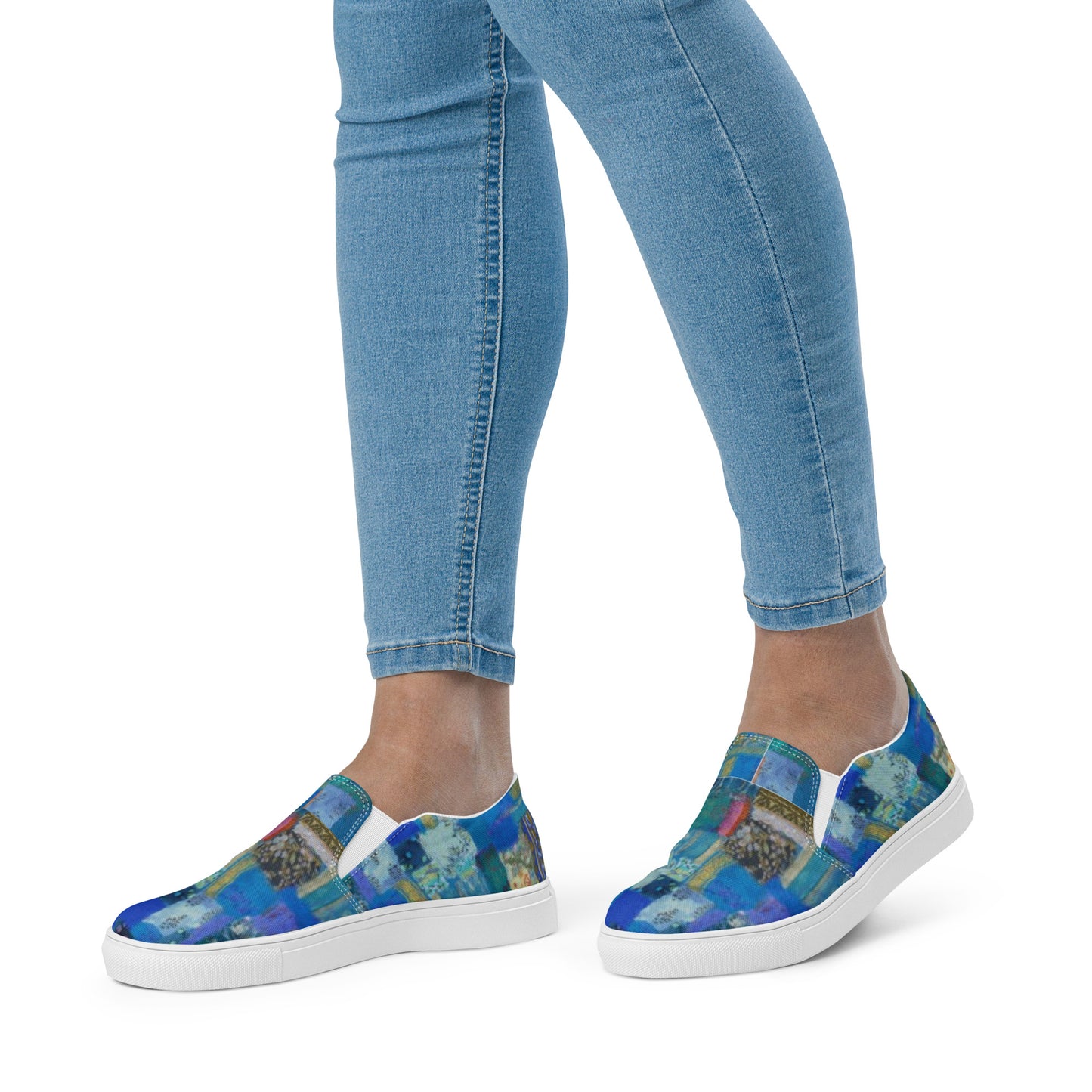 AJAK HANDMADE Women’s slip-on canvas shoes